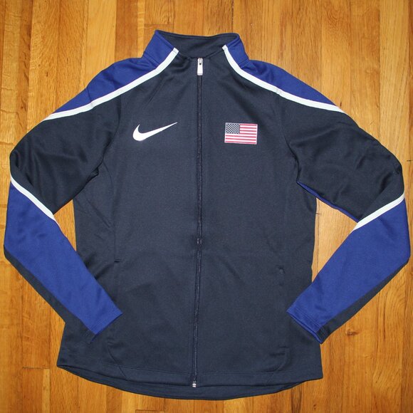 Nike Team USA 2016 Rio Olympics Track Knit Jacket & Pants Womens L Tracksuit - Picture 2 of 12